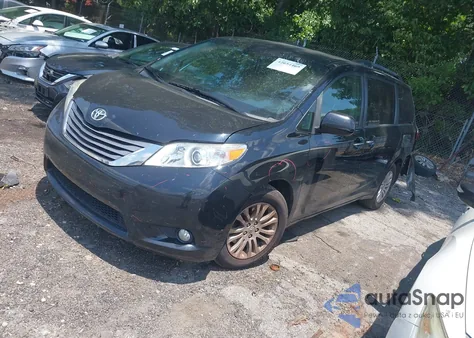 2017 Toyota Sienna Xle/Limited из США, поврежденный, VIN 5TDYZ3DC1HS855894